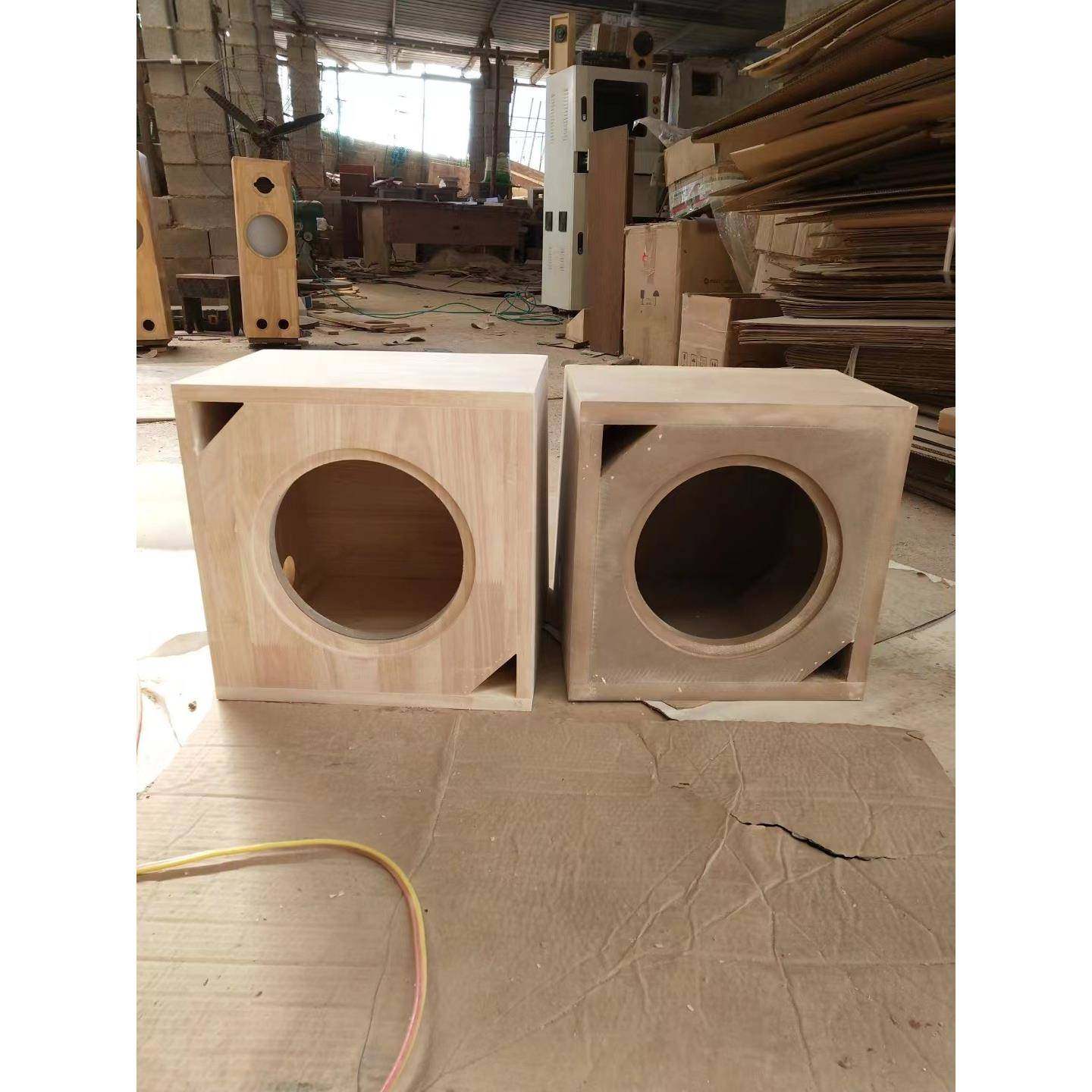 实木音箱空箱体车载低音炮空箱木箱10寸12寸家用无源音箱试音箱