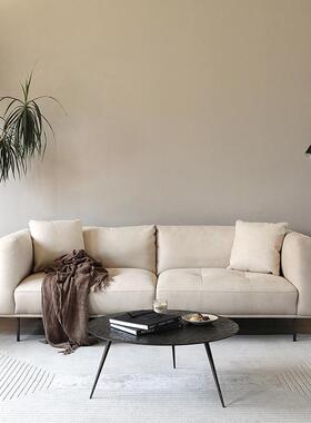 北欧轻奢直排沙发CHEL科技布布艺沙发转角意式客厅简约现代小户型