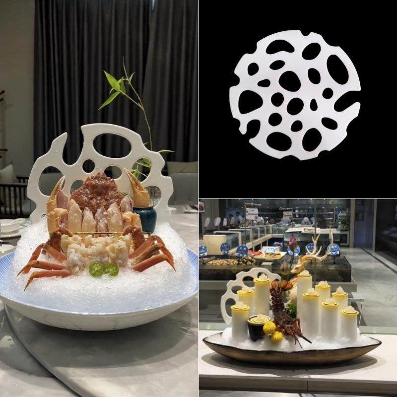 摆盘装饰莲藕盘刺身海鲜姿造盘饰品小摆件创意意境点缀冰盘小摆件,机械设备,其他机械设备,淘宝优惠券,粉丝福利购,淘宝优惠卷