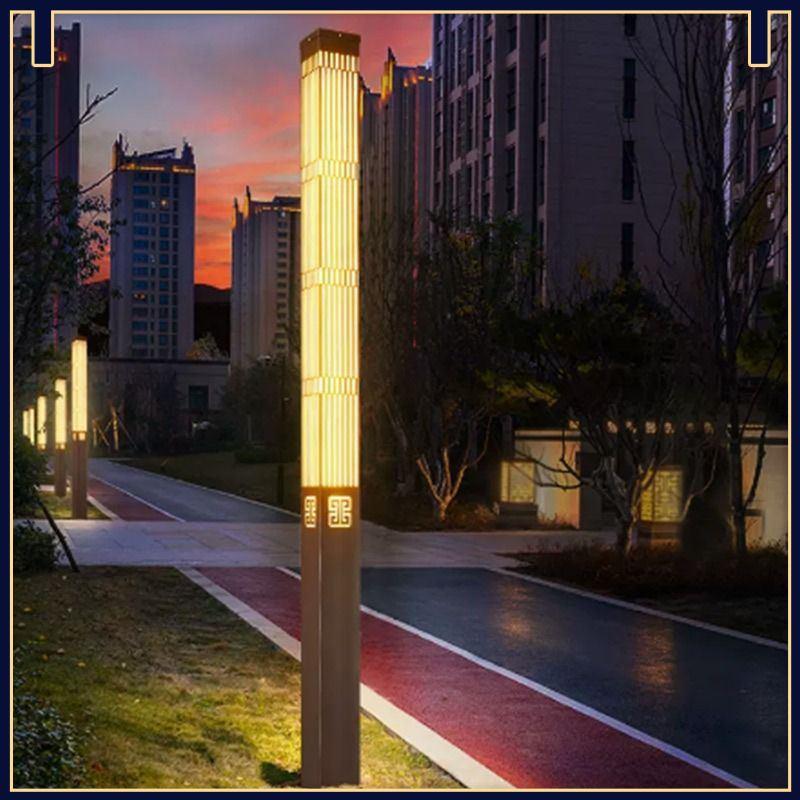 户外防水灯柱方形庭院灯太阳能led景观灯花园小区广场园林公园