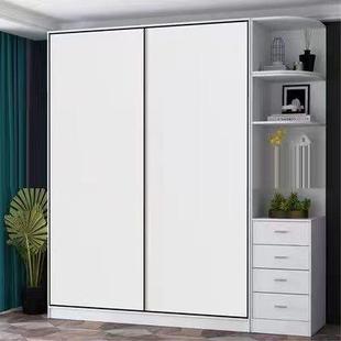 简约衣柜移门定制衣柜门推拉门订做实木衣柜门定做纯白色柜门