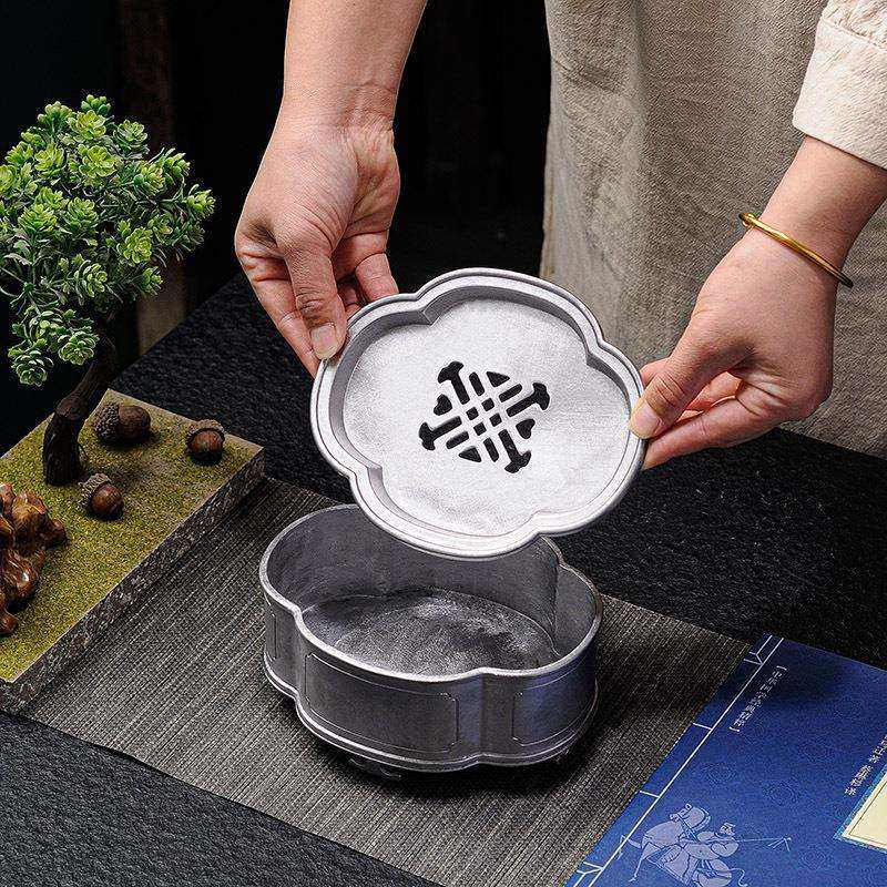 纯手工家用锡制小茶盘壶承干泡台圆形储水式锡茶盘壶托养壶垫配件,玩具/童车/益智/积木/模型,毛绒/玩偶/公仔/布艺类玩具,淘宝优惠券,粉丝福利购,淘宝优惠卷