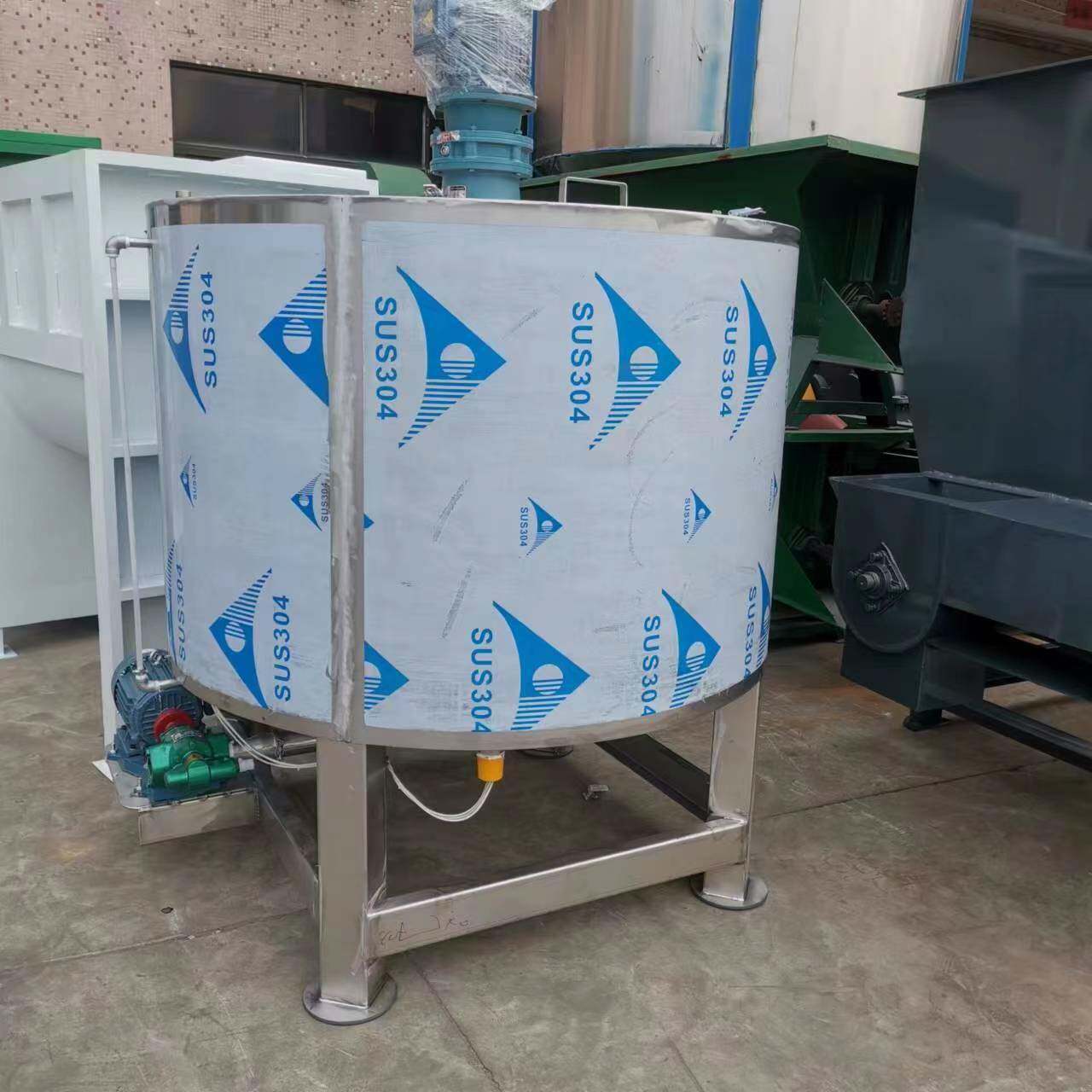 304不锈钢液体搅拌机饮料电加热搅拌桶不锈钢搅拌罐立式搅拌机