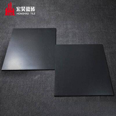 通体黑色瓷砖600X600mm厨房阳台卫生间室内黑白砖防滑耐磨防滑砖