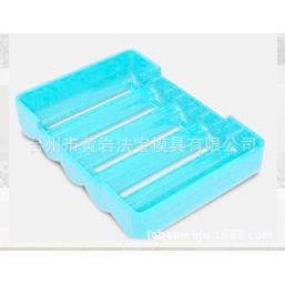 肥皂盒沥水吸盘卫生间创意带盖皂盒架塑料简约双层香皂盒模具