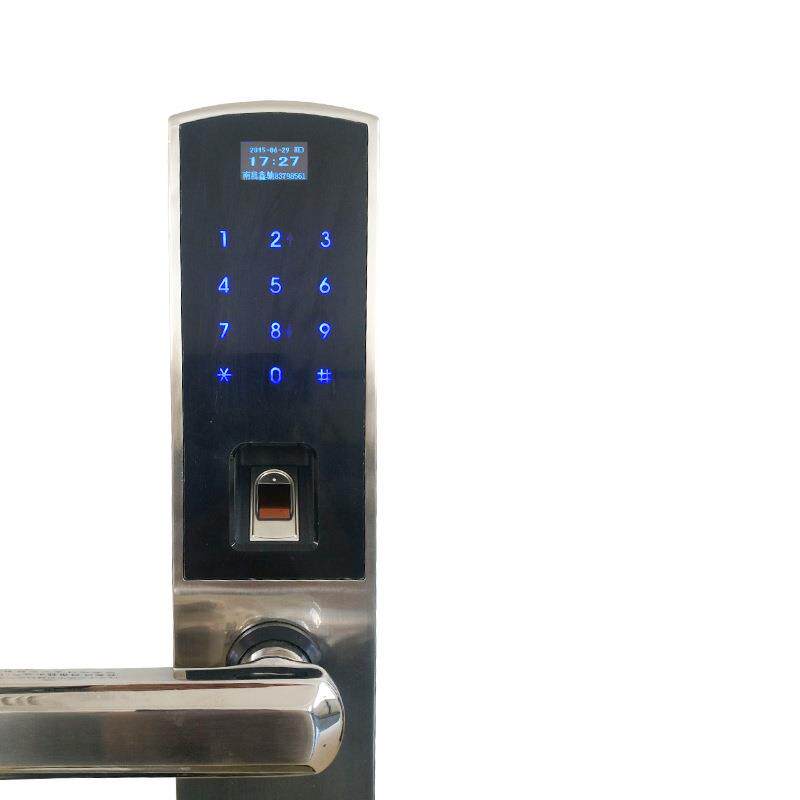 家用进户门指纹密码锁防盗门锁智能锁大门锁全自动指纹锁外壳