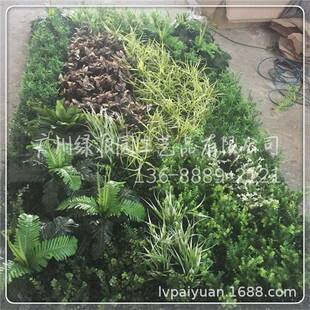 绿植墙仿真植物墙装饰室内背景花墙面绿色壁挂塑料假草皮人造草坪