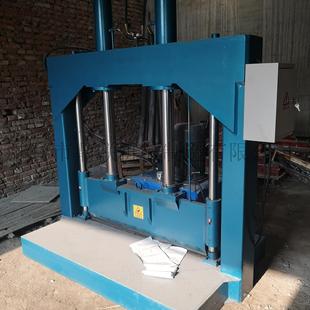 大棚膜立式液压铡刀 废渔网立式液压剪切机 烟胶切胶机