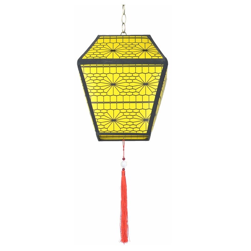 孔明灯灯笼印字户外防水灯罩铁锅炖饭店吊灯酒店饭堂灯具异形宫灯