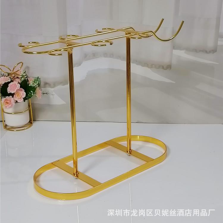 创意红酒杯架倒挂家用高脚杯挂架轻奢醒酒器一体酒架摆件悬挂架子