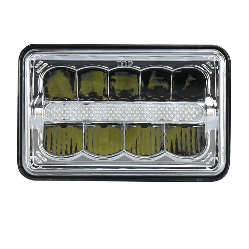 LED改装5寸方形远近光大灯 45w远近光 货车大灯 12v-24v工作灯