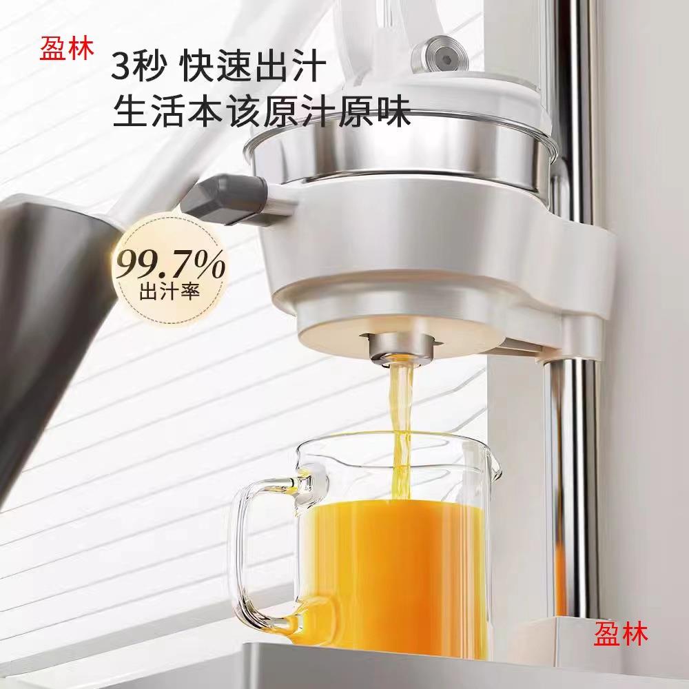 鲜榨果汁橙汁专用挤压手压渣汁分离手动榨汁机压榨器无摆摊器商用