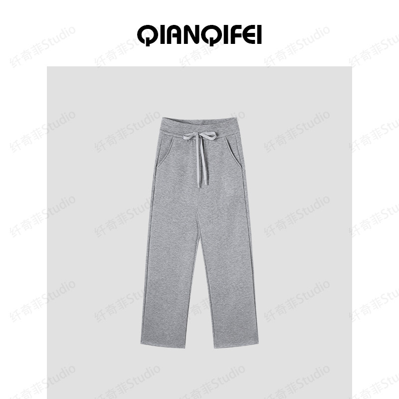 1-23F【纤奇菲】新款高腰垂感宽松显瘦加绒休闲裤 81006-A36,女装/女士精品,休闲裤,淘宝优惠券,粉丝福利购,淘宝优惠卷