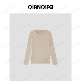 27H 9966 小山羊3.0 9965 9967 纯色圆领中领高领打底T恤