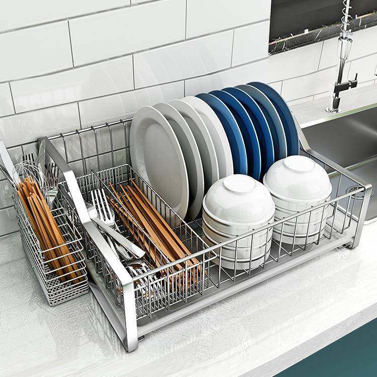 厨房置物架碗架沥水架放碗碟盘子架台面滤水篮单层碗筷餐具收纳盒