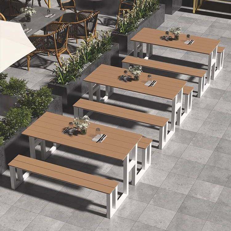 户外民宿庭院公园公共区域景区塑木防腐木食堂超市美食街连体桌椅,纺织面料/辅料/配套,纺织机械配件,淘宝优惠券,粉丝福利购,淘宝优惠卷