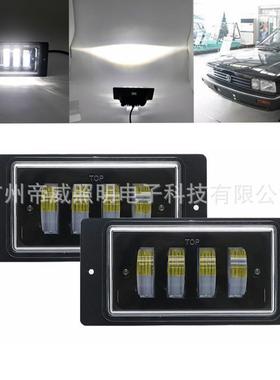 1对高品质汽车前雾灯防水6000KLED雾灯Lada2110-2117雾灯