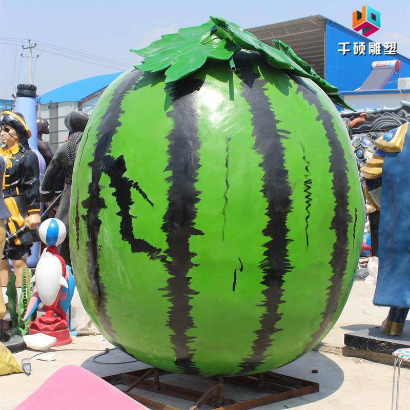 现货玻璃钢西瓜雕塑彩绘仿真水果户外农业基地采摘园装饰道具摆件,收纳整理,烫衣板及配件,淘宝优惠券,粉丝福利购,淘宝优惠卷