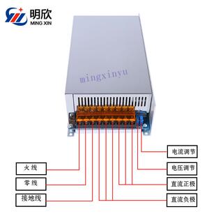 恒压直流24V40A开关电源0-24V全程可调1000W监控设备电机24V1000W