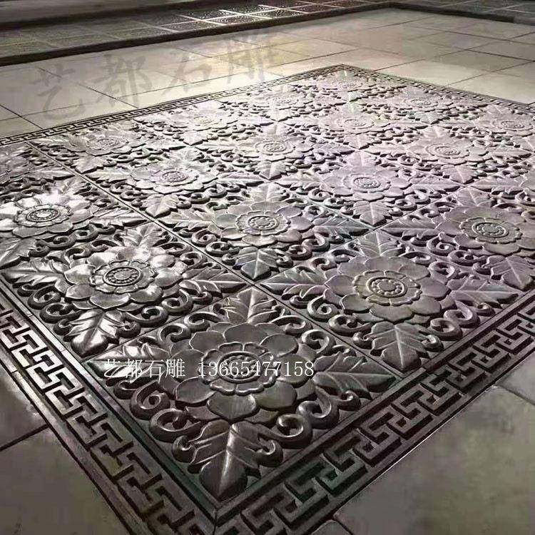 石雕壁画青石仿古九龙壁汉白玉文化墙壁画浮雕地雕板风景墙壁画