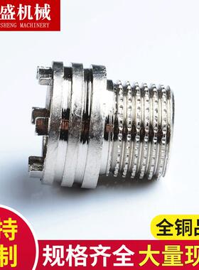 铜嵌件PPR6分外牙PBPE铜嵌件铜接头铜配件58-59铜注塑铜件