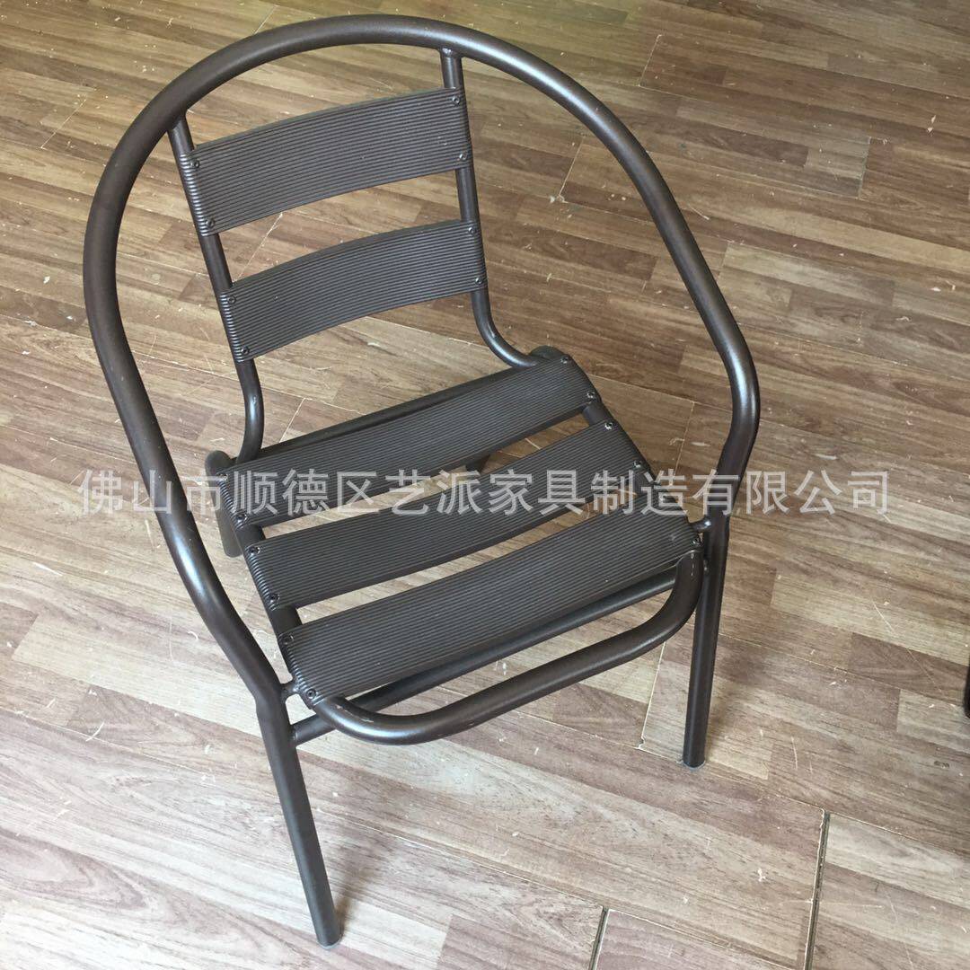 厂家户外金属骨架阳台休闲椅子餐厅椅6会场铁框架椅子餐椅家具2