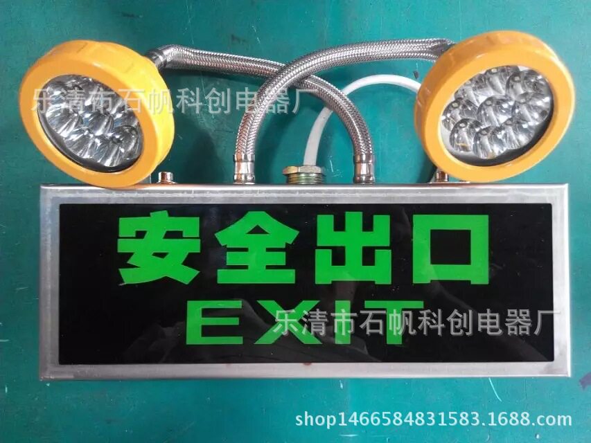 2*9W双头防爆应急灯LED应急标志灯自动充电式IIBBCJ-2X20
