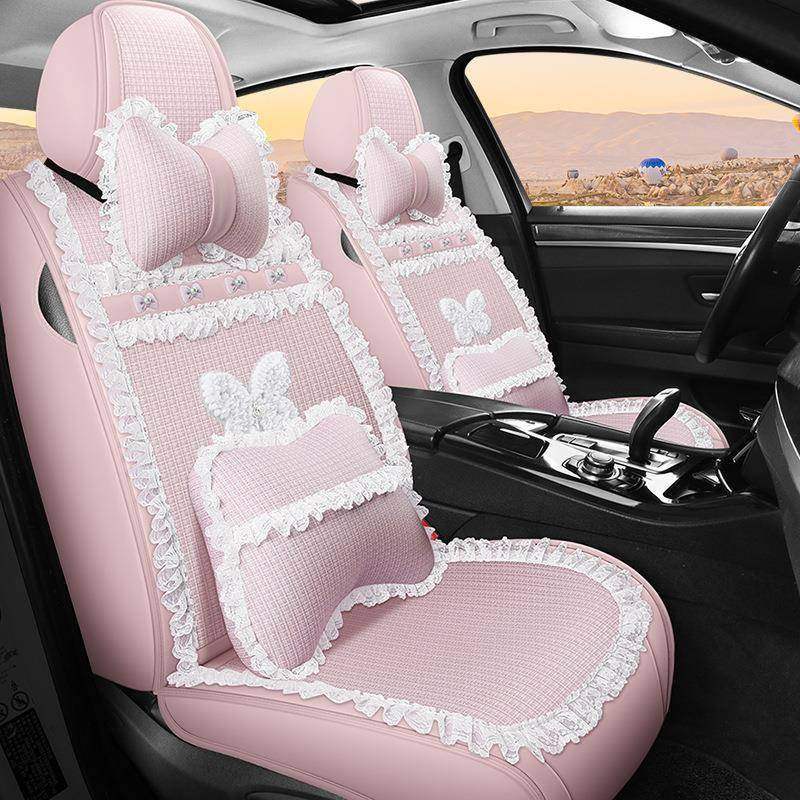 23新款汽车座套四季通用座垫全包蕾丝纤麻布艺坐垫女士夏可爱坐套,纺织面料/辅料/配套,纺织机械配件,淘宝优惠券,粉丝福利购,淘宝优惠卷