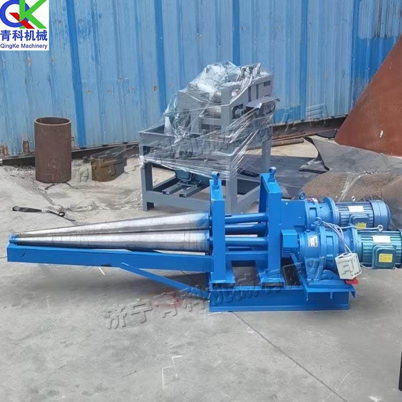 小型锥形卷板机 电动液压金属板材卷圈机 台式喇叭口式卷圆机