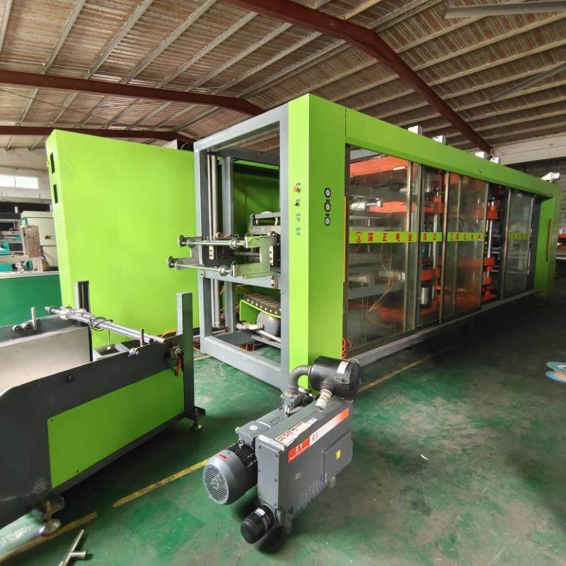 塑料托盘一次性降解餐盒玉米淀粉正负压吸塑机全自动一体机,五金/工具,其他塑料机械,淘宝优惠券,粉丝福利购,淘宝优惠卷