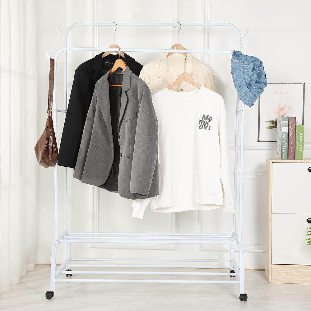 新款双杆落地架卧室室内家用晾衣架收纳置物架挂衣服杆衣帽架,机械设备,其他机械设备,淘宝优惠券,粉丝福利购,淘宝优惠卷