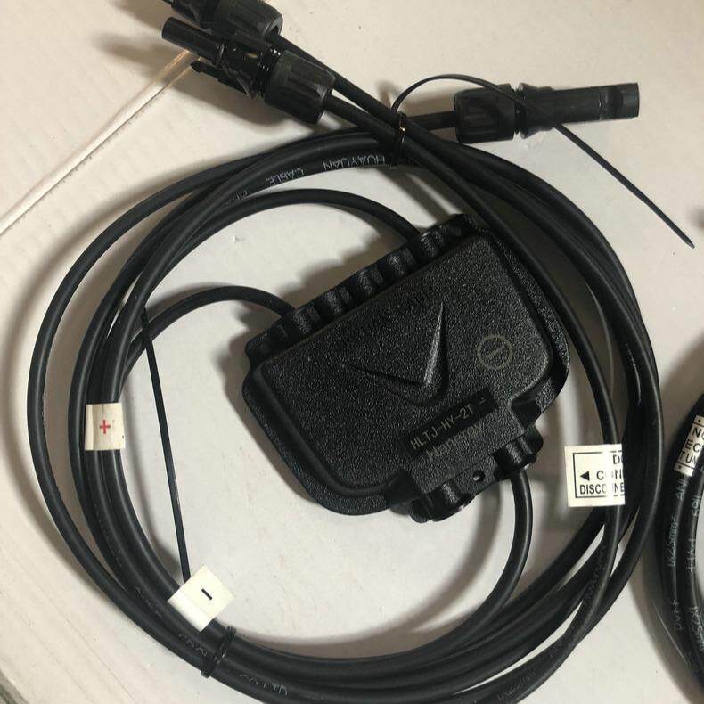 光伏汇流套件2T汉能薄膜汇流套件光伏连接器2T串联并联太阳能