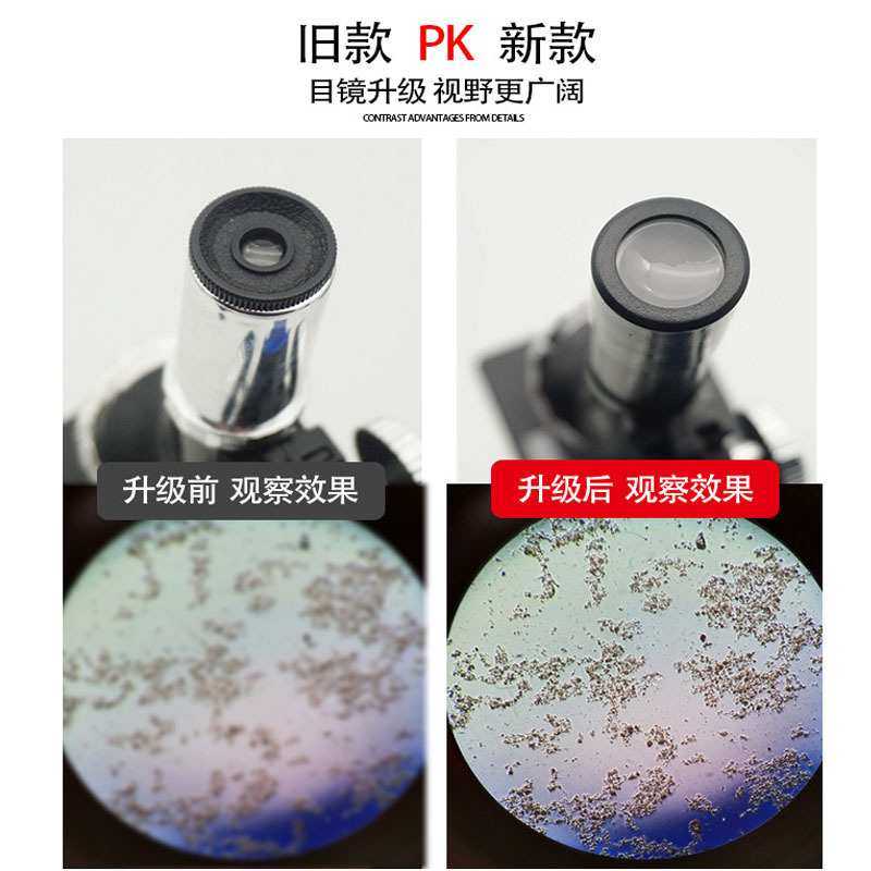 厂家直销HM1200大目镜带光源高清高倍金属显微镜儿童益智实验器材,3C数码配件,USB灯,淘宝优惠券,粉丝福利购,淘宝优惠卷