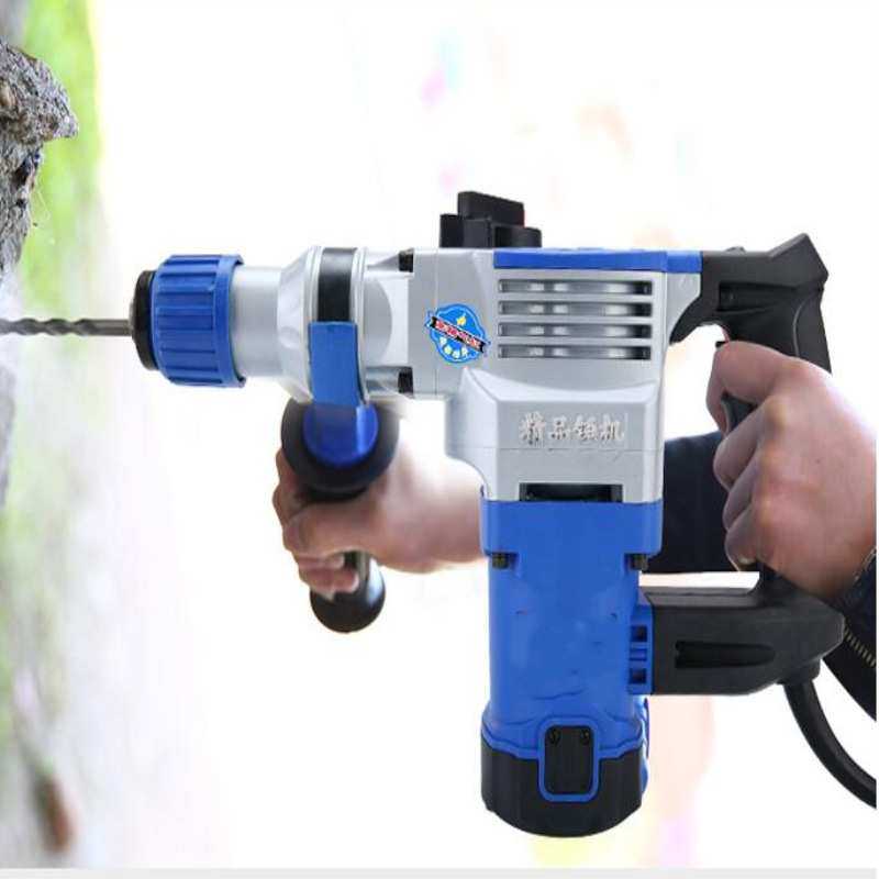电锤电镐家用专打混凝土工业级电钻专业工具多功能冲击钻电锤两用