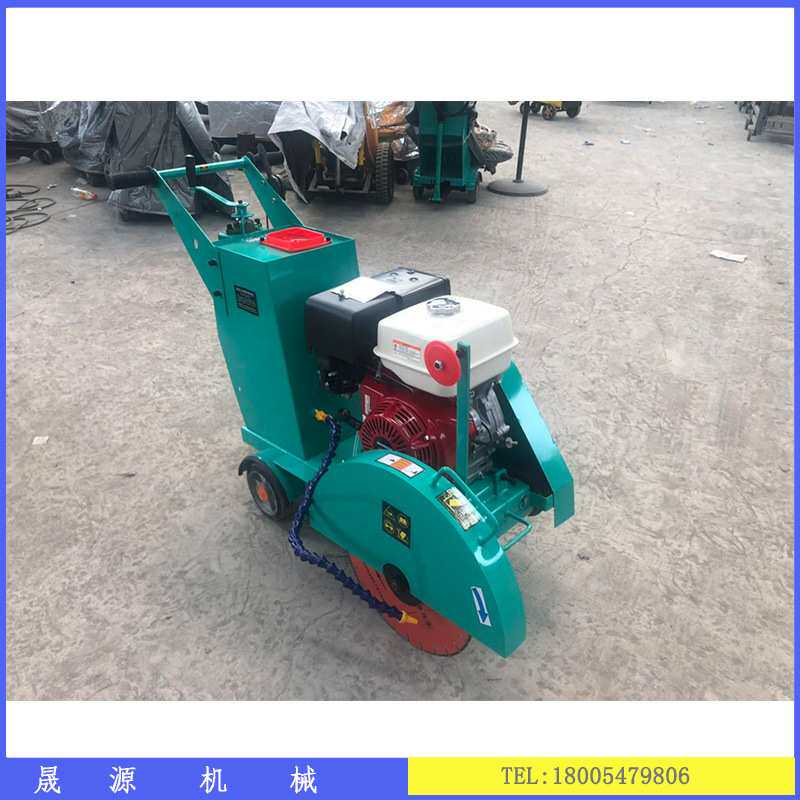 混凝土水泥路面切割机小型汽油柴油地面切缝刻纹机电动马路切割机