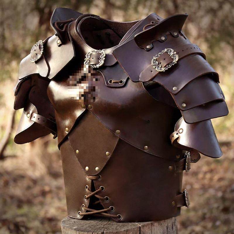 欧洲中世纪骑士盔甲真人可穿服装铆钉甲片装饰COSPLAY演出垒德株