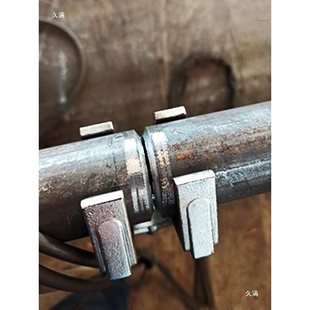 管子对口钳焊接时用夹持两段管子平板管焊钳焊接大力钳管焊对接钳