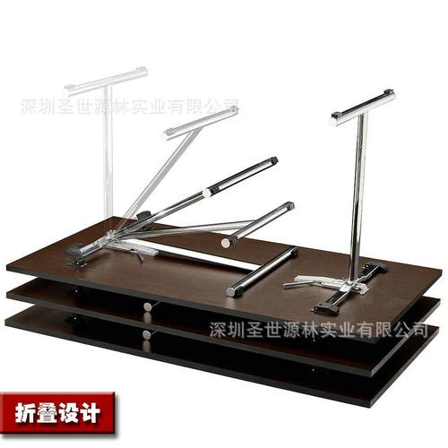 直销可对折培训桌拼接长条桌双人办公桌子可折叠培训桌椅组合