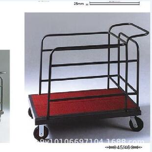 厂价直销配套舞池板运送推车餐桌手动推车餐桌椅运送推车