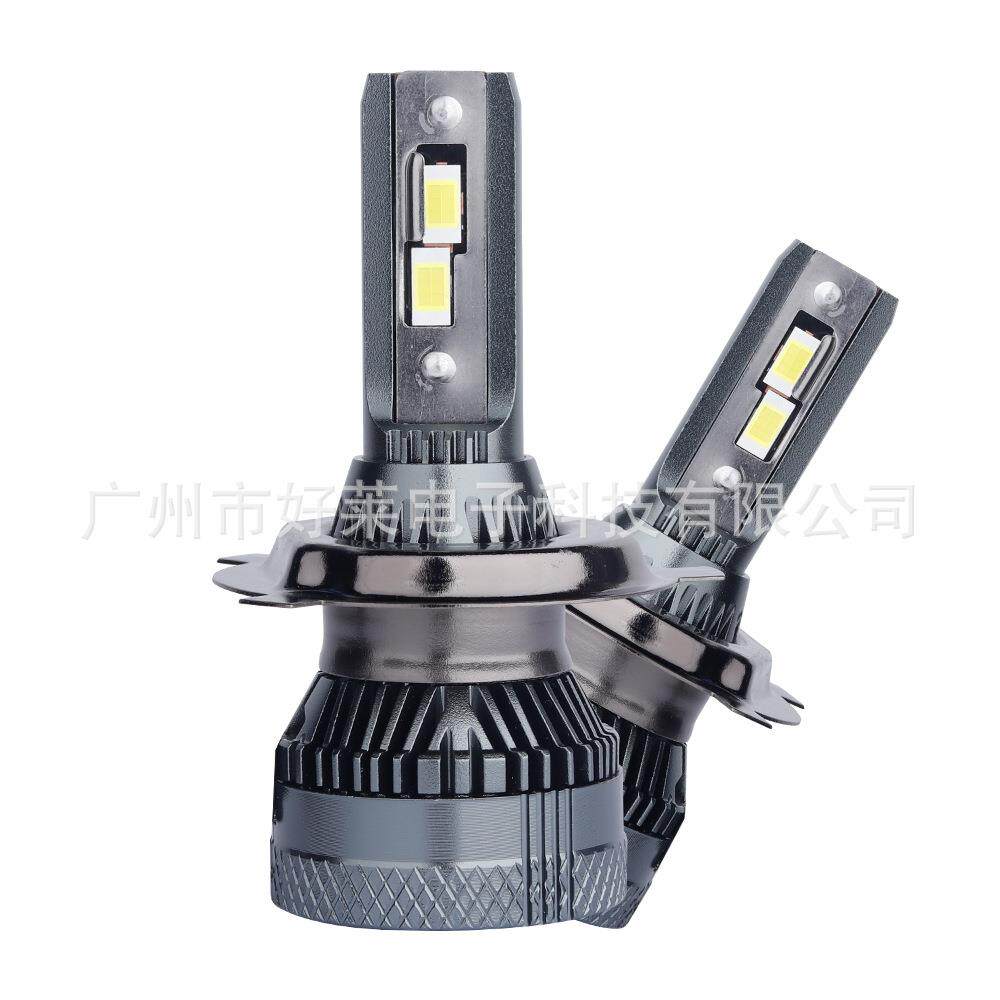 新款V28汽车led大灯灯泡H4液冷铜管led车灯h1H79005大功率灯泡