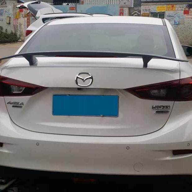 适用马自达3昂克赛拉尾翼通用T飞机定风翼马3昂克塞拉Axela尾翼