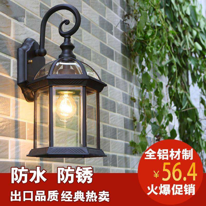 户外壁灯欧式花园庭院LED壁灯防水阳台室外灯别墅大门外墙挂壁灯