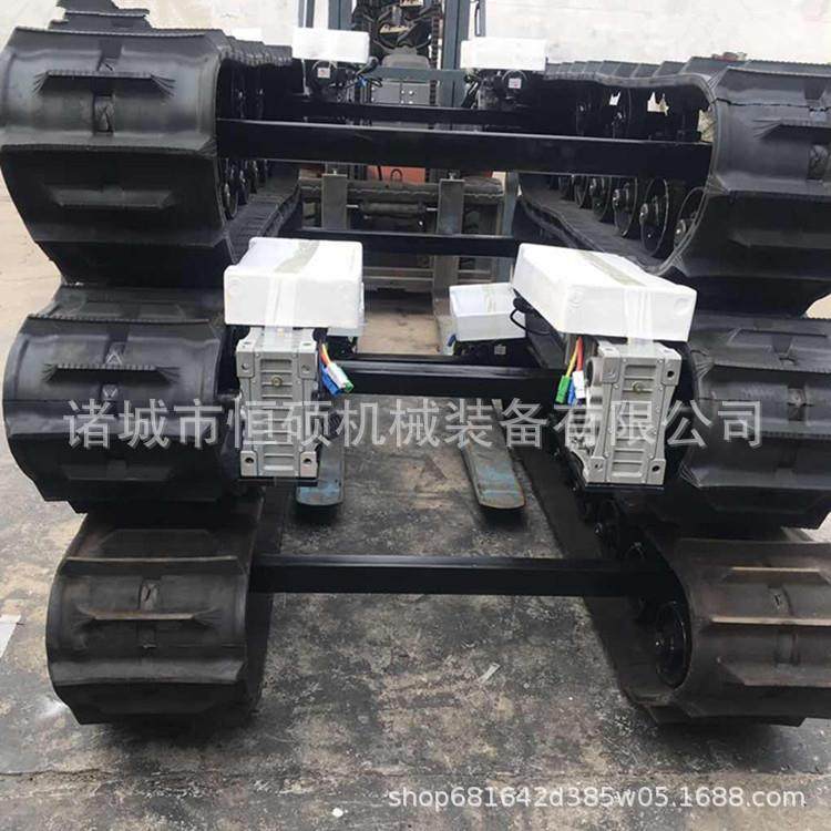 履带底盘液压电动遥控橡胶履带底盘机械变速箱底盘价格优惠