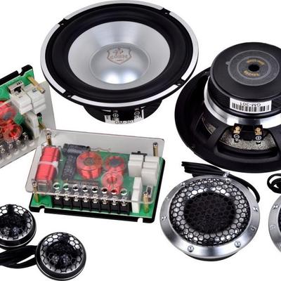 三分频汽车音响喇叭扬声器/三分频喇叭/音响喇叭车载重低音低音炮