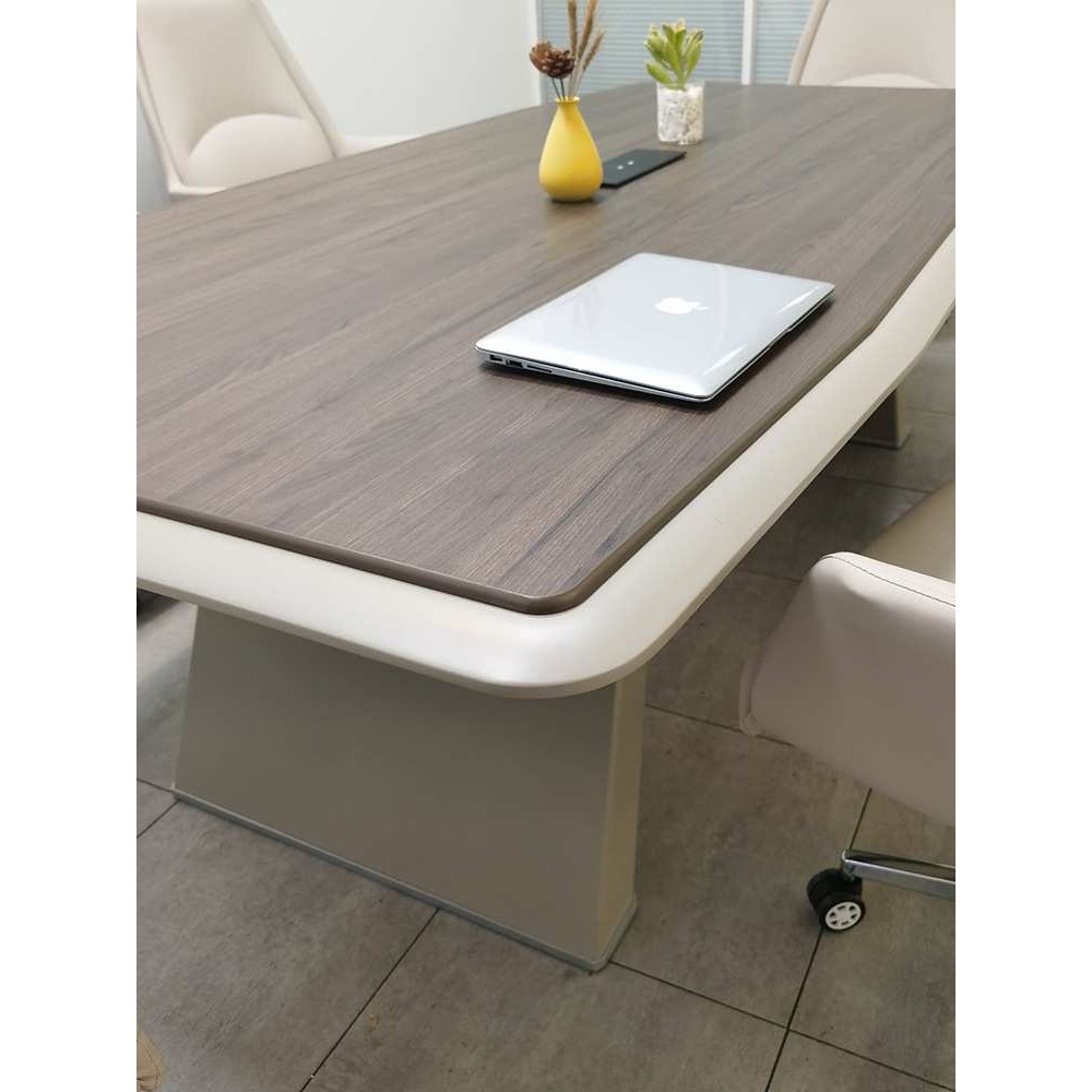 会议桌长桌简约现代长方形新品办公家具子洽谈会议室会议桌椅组合,3C数码配件,USB灯,淘宝优惠券,粉丝福利购,淘宝优惠卷