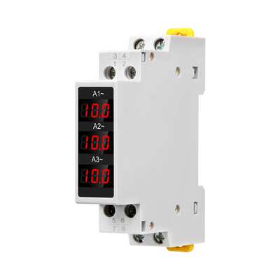 SDM010A 模数化AC0-100A导轨式交流三相数显电流表电子电工仪表
