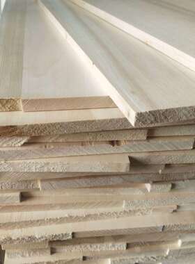 厂家供应1220*2440mm杨木直拼板杨木集成材用于抽屉板滑雪板杨木