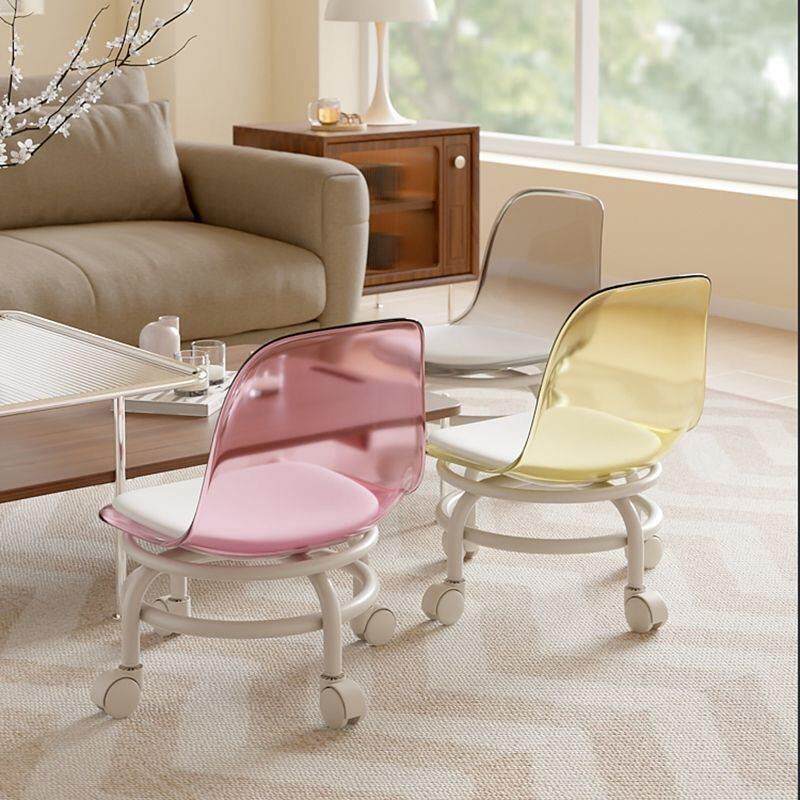 带轮子小凳子美缝轮滑矮凳带娃学步旋转椅子移动小凳子万向轮凳子
