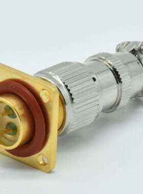 板对线MX12-2圆形焊接机械设备气密封铜镀金玻璃烧结连接器