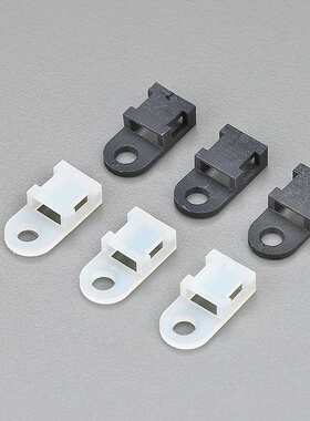 扎带固定座螺孔方型马鞍型线座形束线座墙壁理线定位固定器线卡子